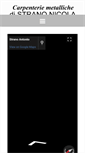 Mobile Screenshot of costruzionimetallichestrano.com